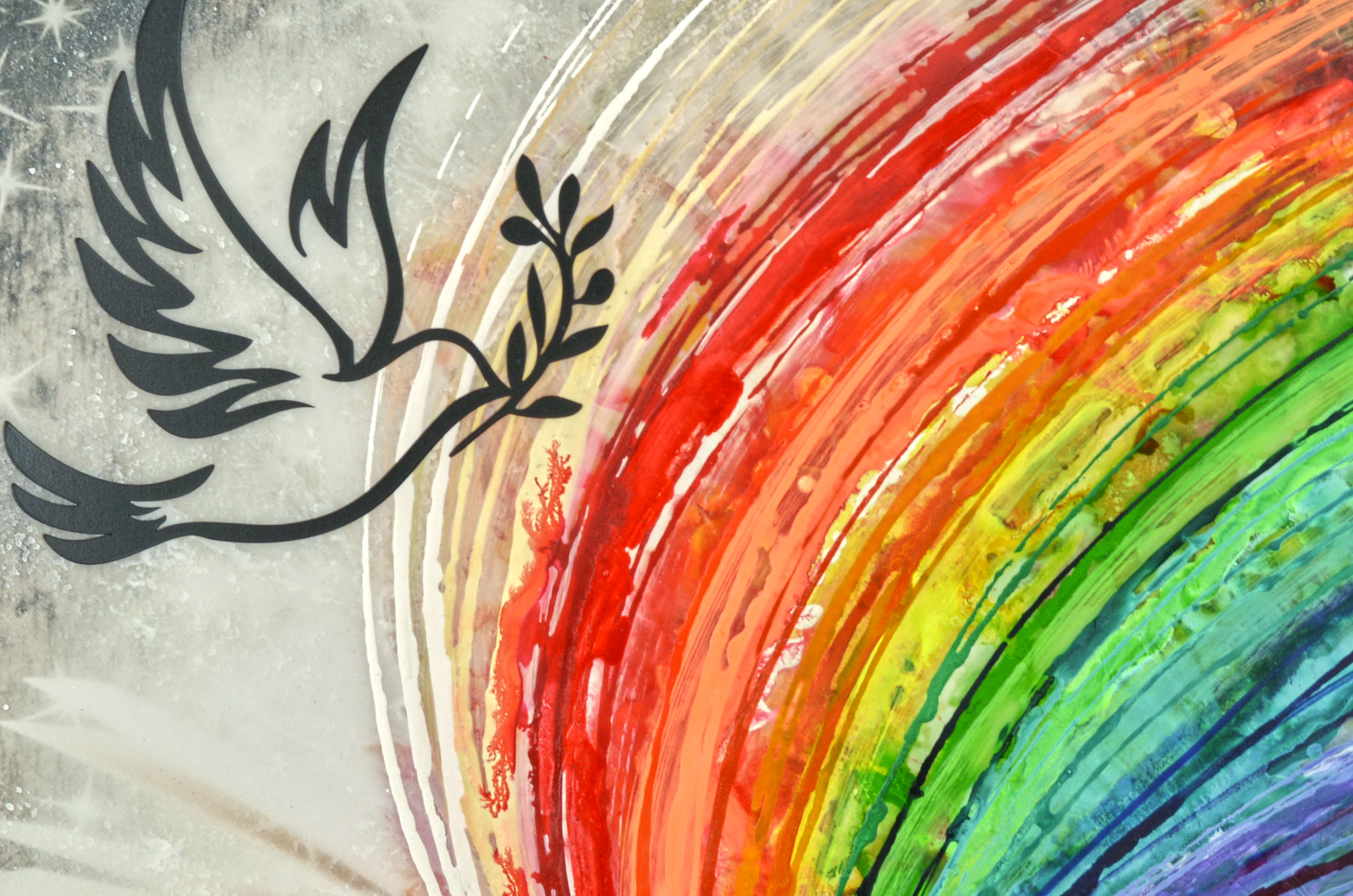 Ein Regenbogen für den Frieden - verkauft – Bild 3